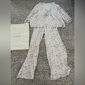 Solly Baby Rose Toile Pajama Set